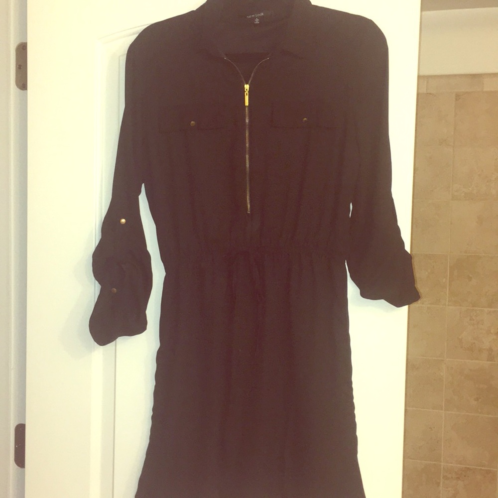 Cute & casual 3/4 sleeve mini dress